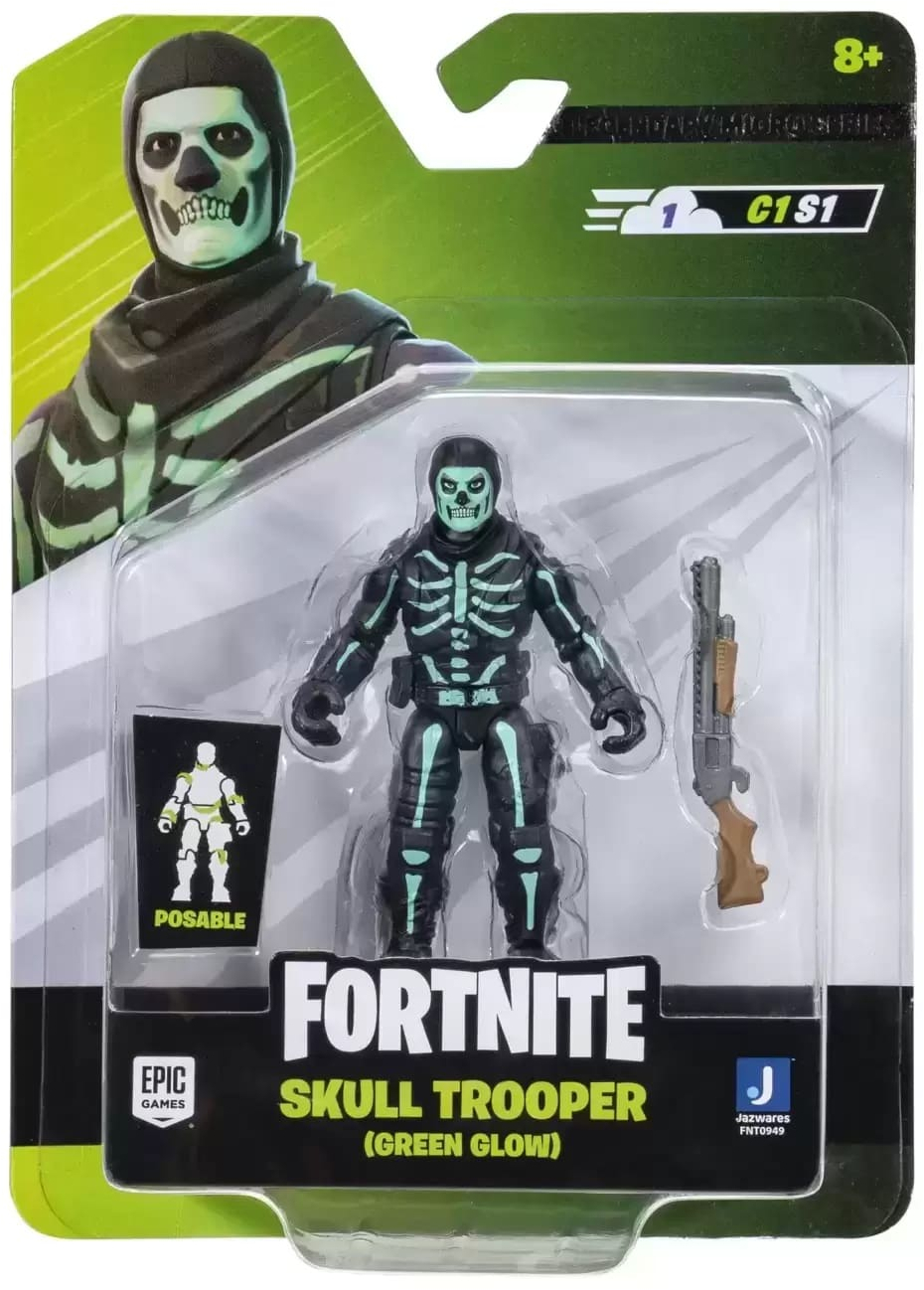 Колекційна фігурка Fortnite Micro Legendary Skull Trooper - Green, 6смфото4
