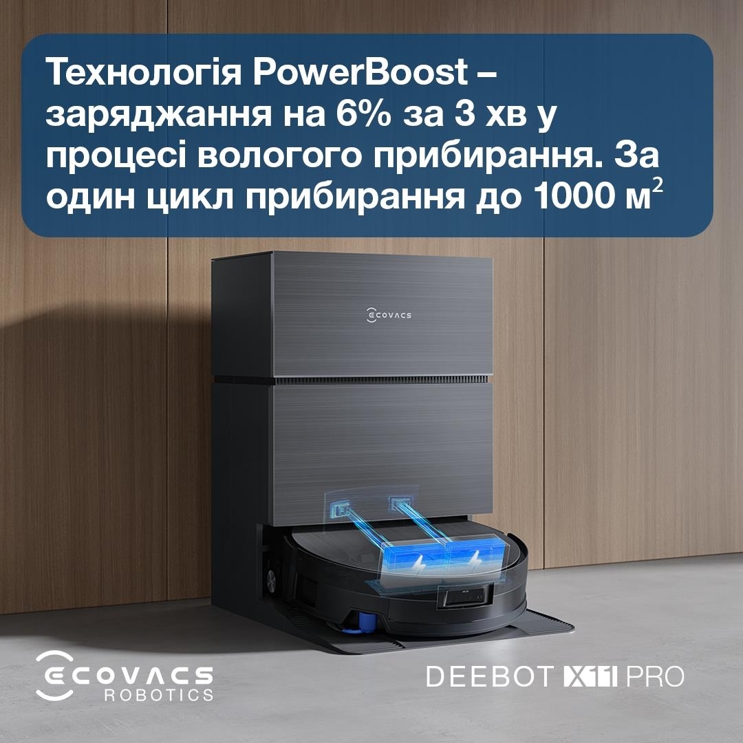 Робот-пылесос Ecovacs DEEBOT X11 Pro Omni (DEX99-1 Black) фото 17