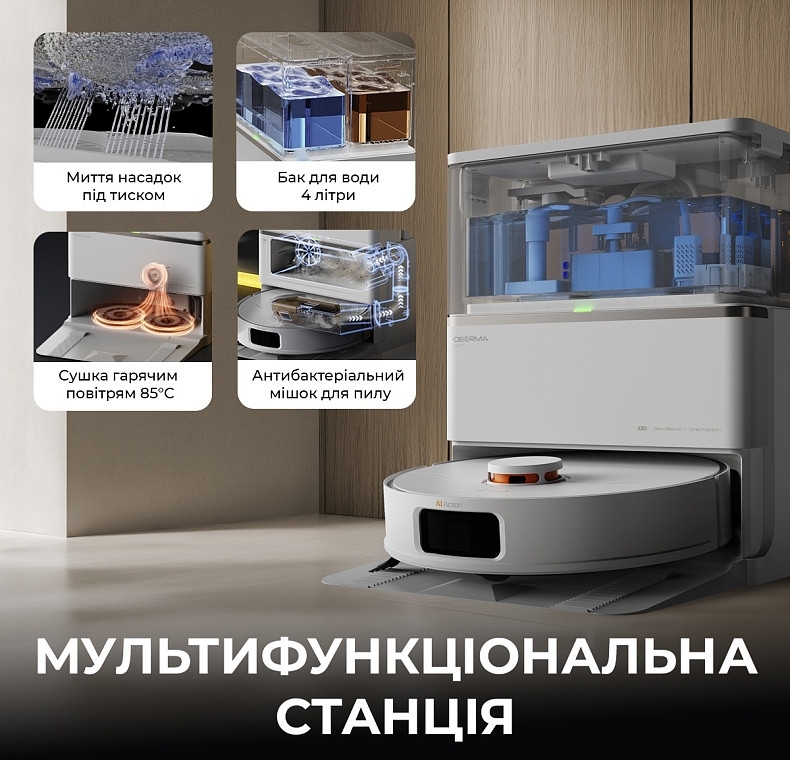 Робот-пылесос Deerma X80 (DEM-X80) фото 4