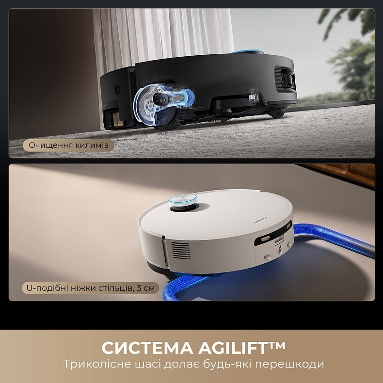 Робот-пилосос Dreame Aqua 10 Ultra Track Complete Black (RLR81CE-1-BL)фото4