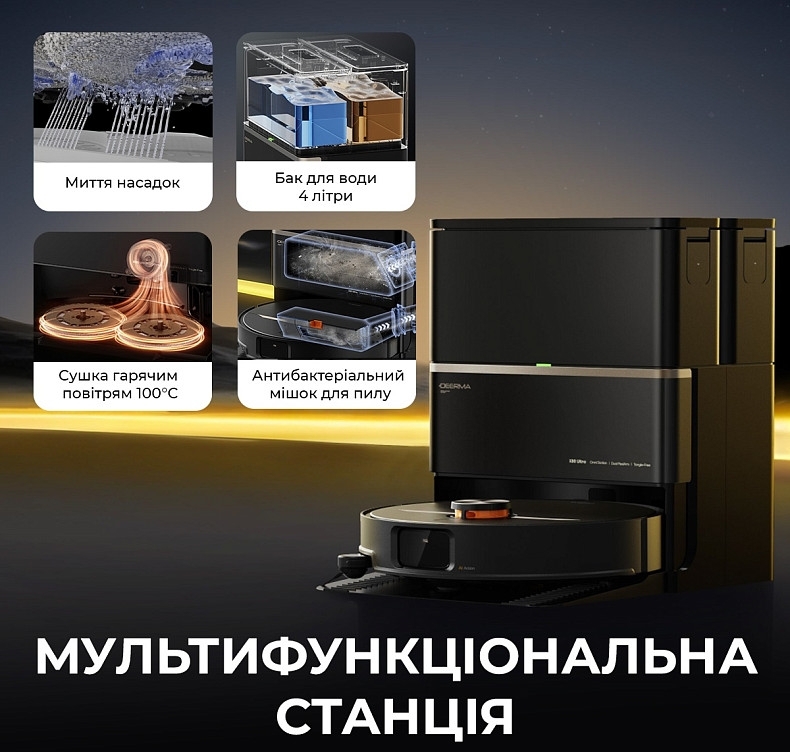 Робот-пилосос Deerma X80 Ultra (DEM-X80ULTRA)фото2