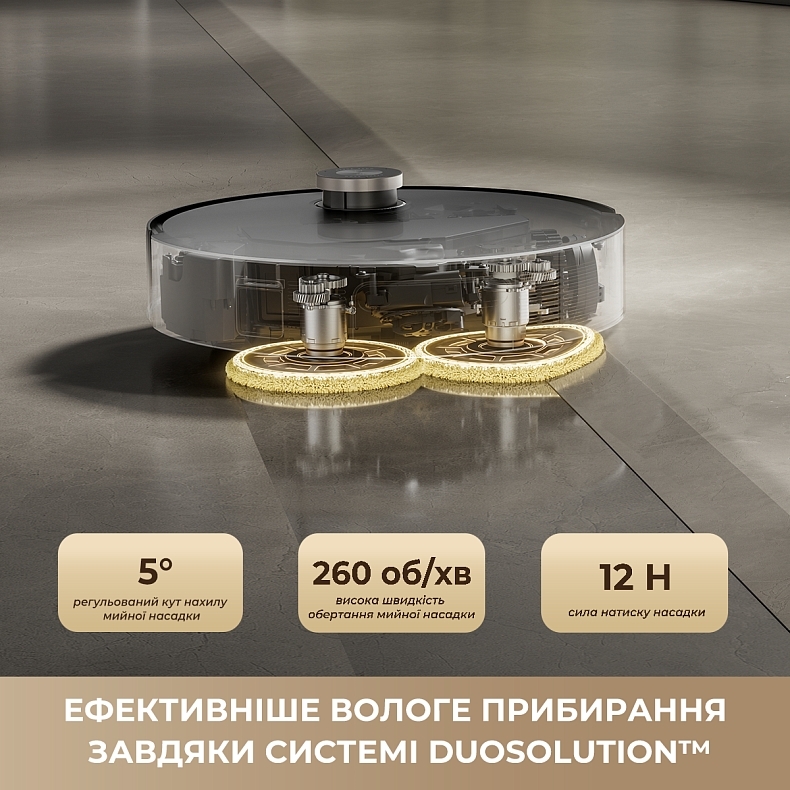 Робот-пылесос MOVA MOBIUS 60 Black-EUA (RLV83LE) фото 12