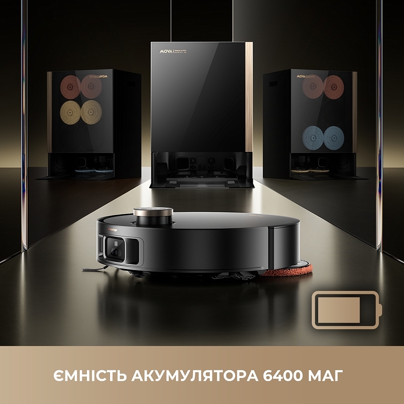 Робот-пылесос MOVA MOBIUS 60 Black-EUA (RLV83LE) фото 15