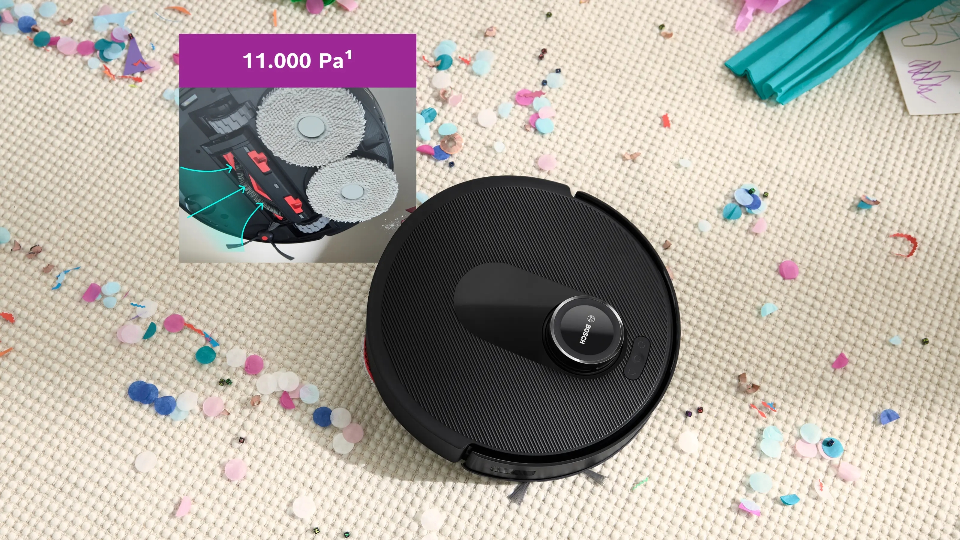 Робот-пылесос Bosch Spotless Max BCRDW3B фото 2