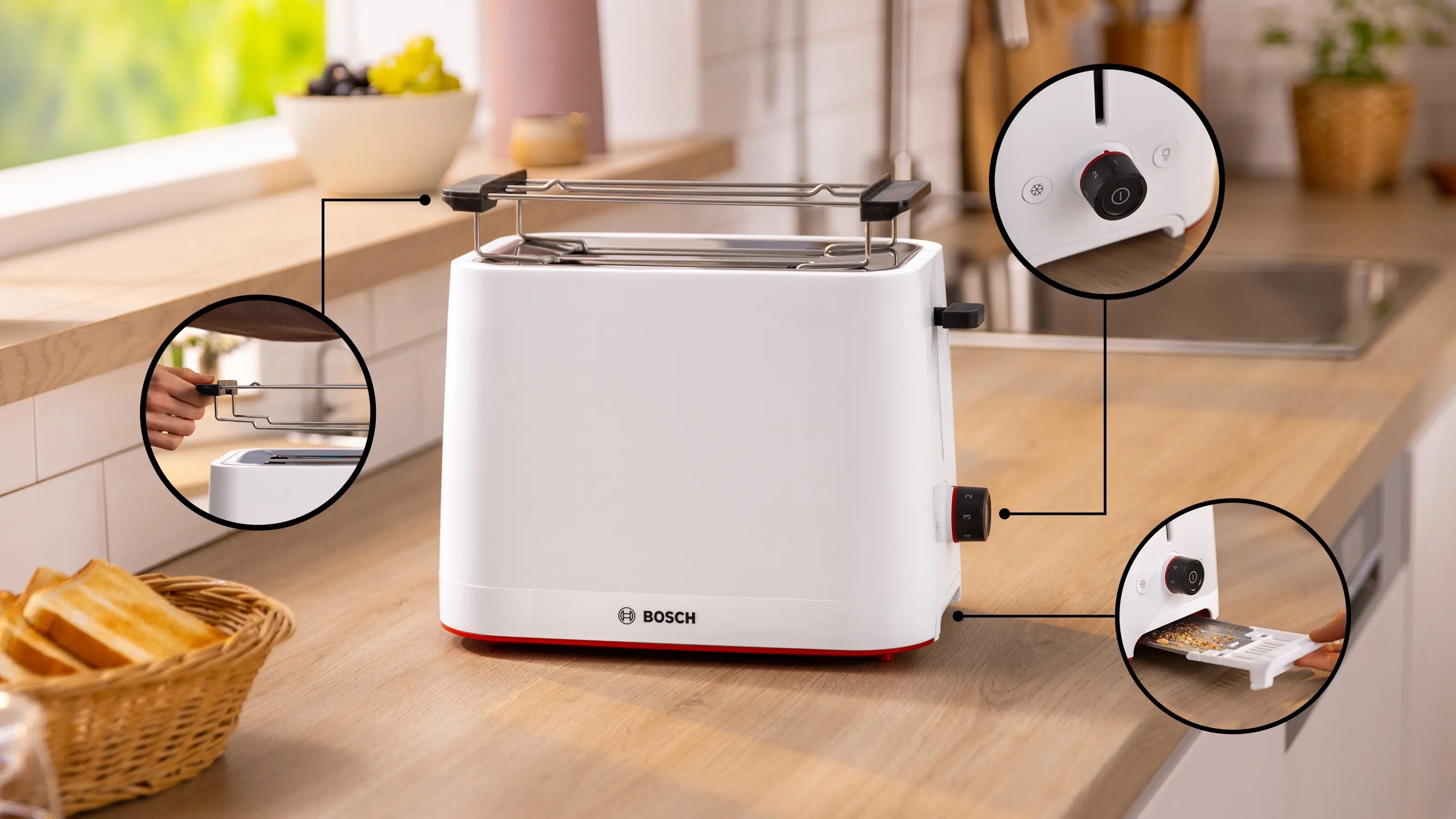 Тостер Bosch My Moment TAT3M121фото4