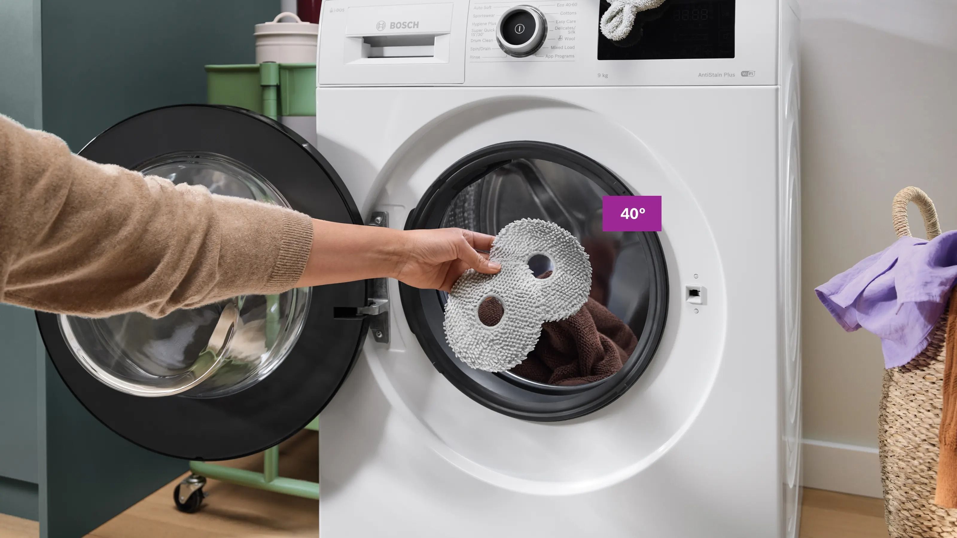 Накладки для миття що обертаються із мікроволокна Bosch BHZRMP3фото6