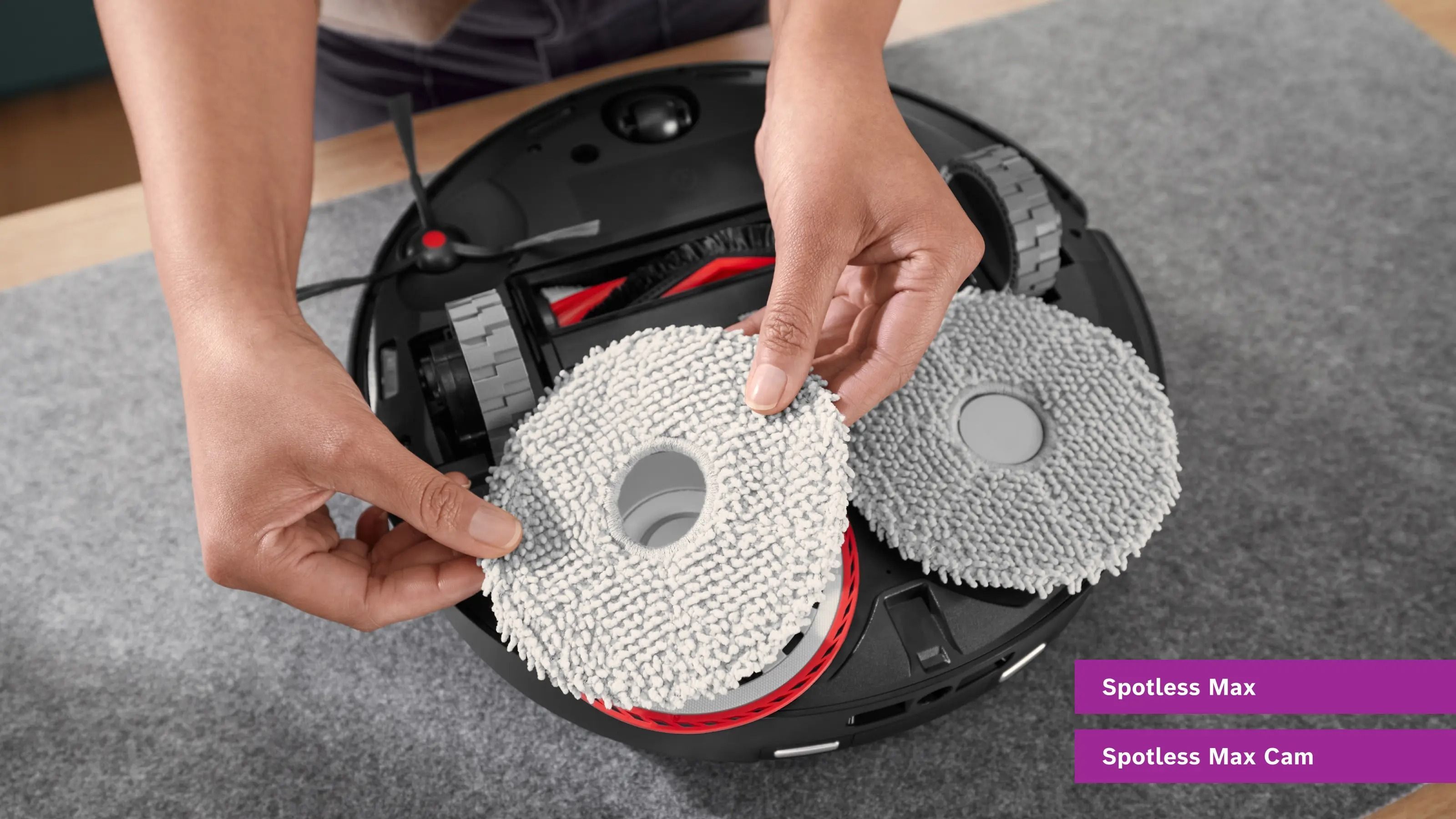 Накладки для миття що обертаються із мікроволокна Bosch BHZRMP3фото3