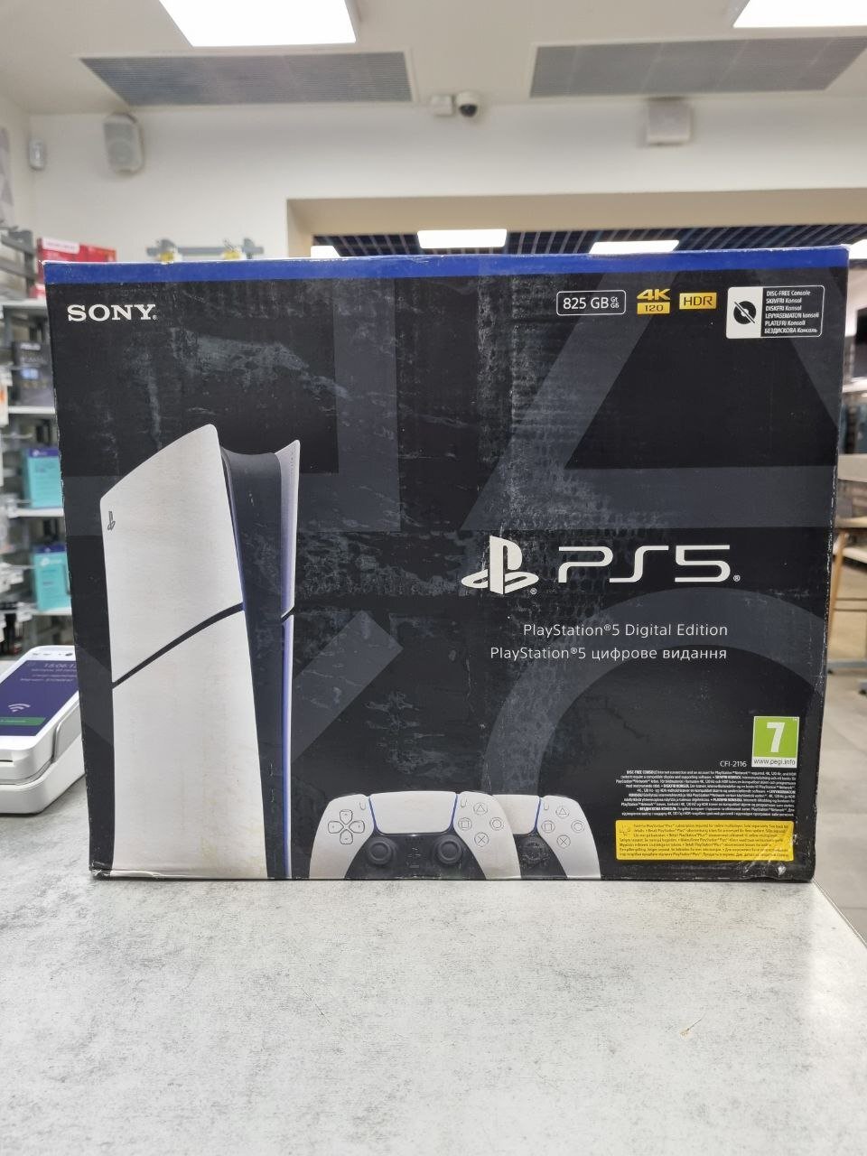 Ігрова консоль PlayStation 5 Slim Digital Edition (2 геймпади Dualsense)фото2