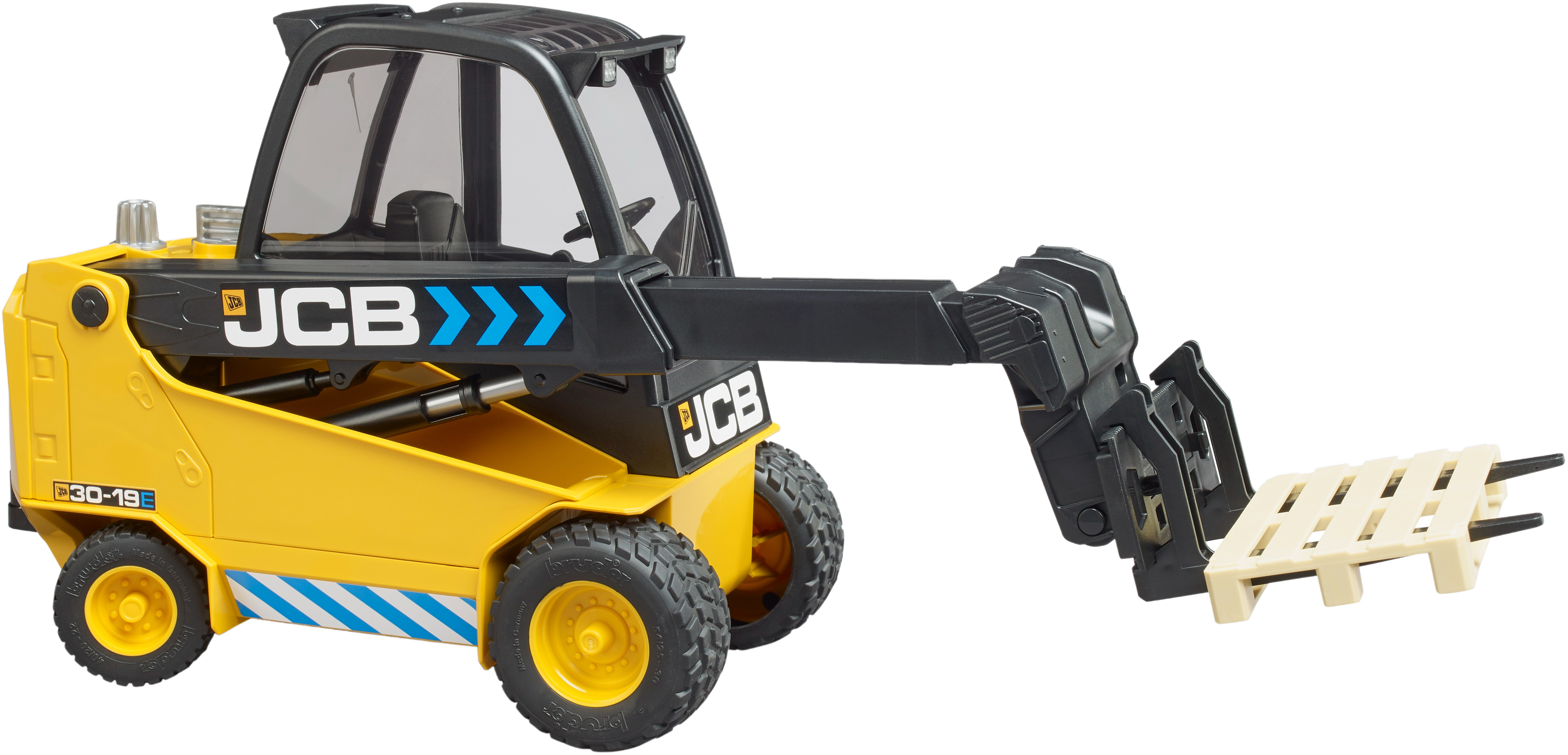 Телескопический погрузчик Bruder JCB с паллетой (2512) фото 