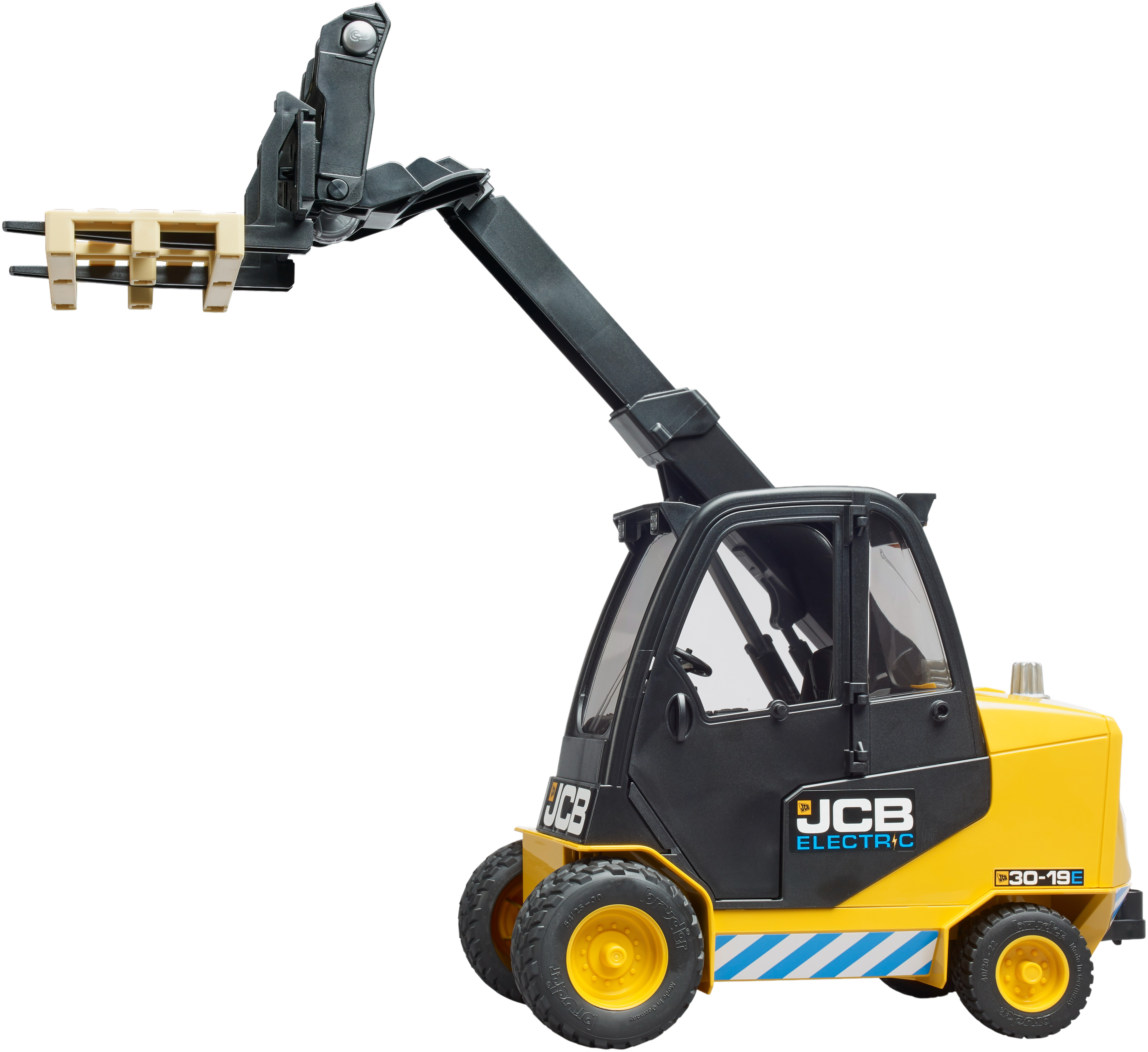 Телескопический погрузчик Bruder JCB с паллетой (2512) фото 