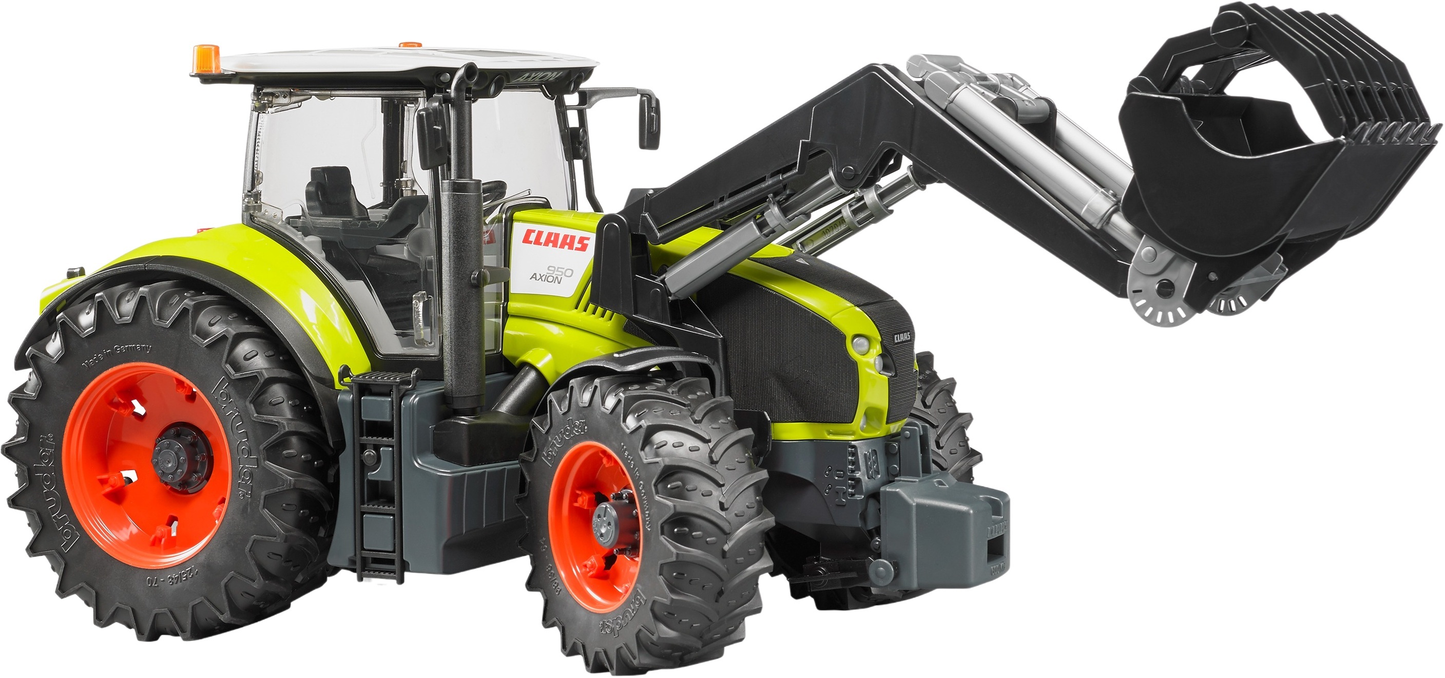 Трактор Bruder Claas Axion 950 с передним погрузчиком (3013) фото 