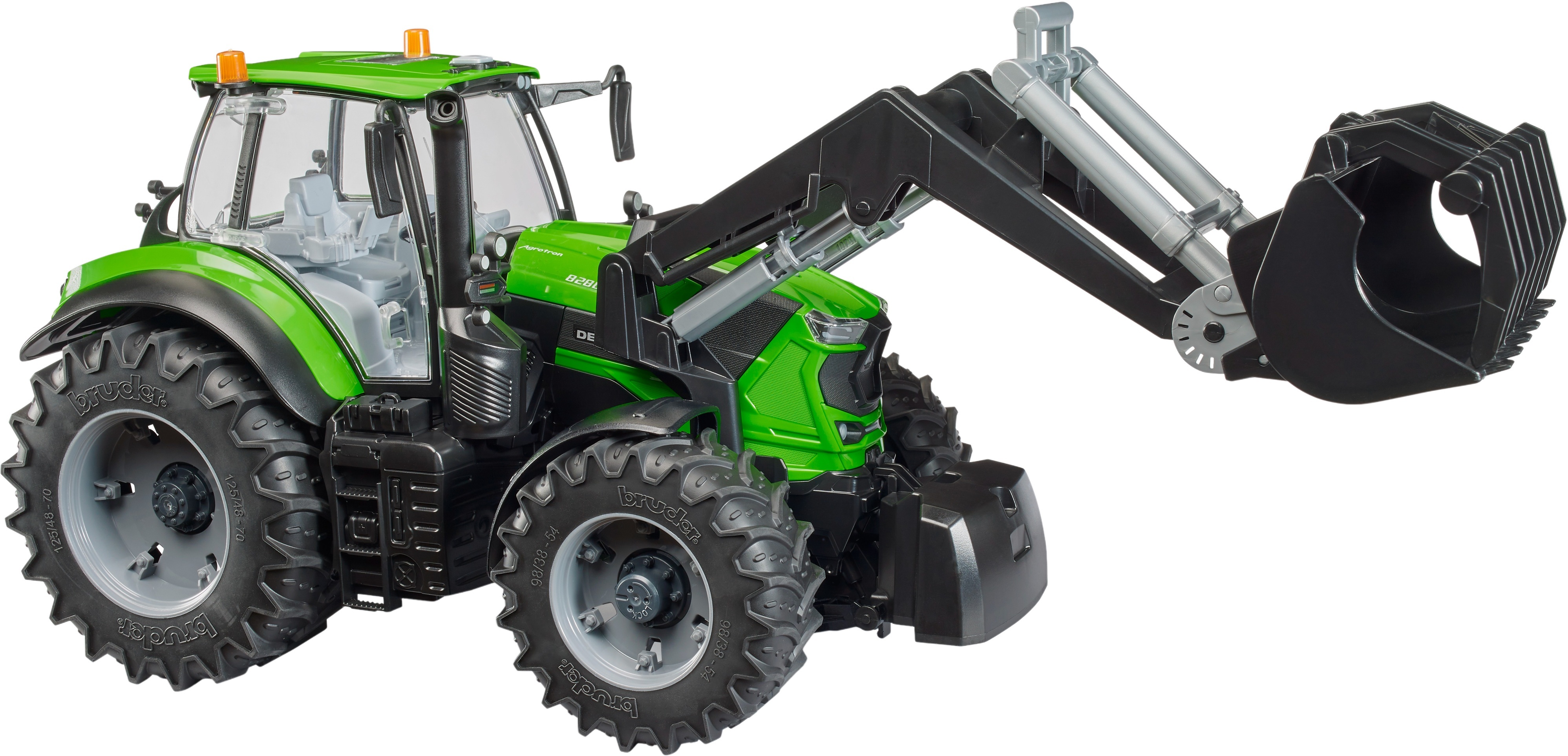 Трактор Bruder Deutz 8280 TTV с передним погрузчиком (3161) фото 