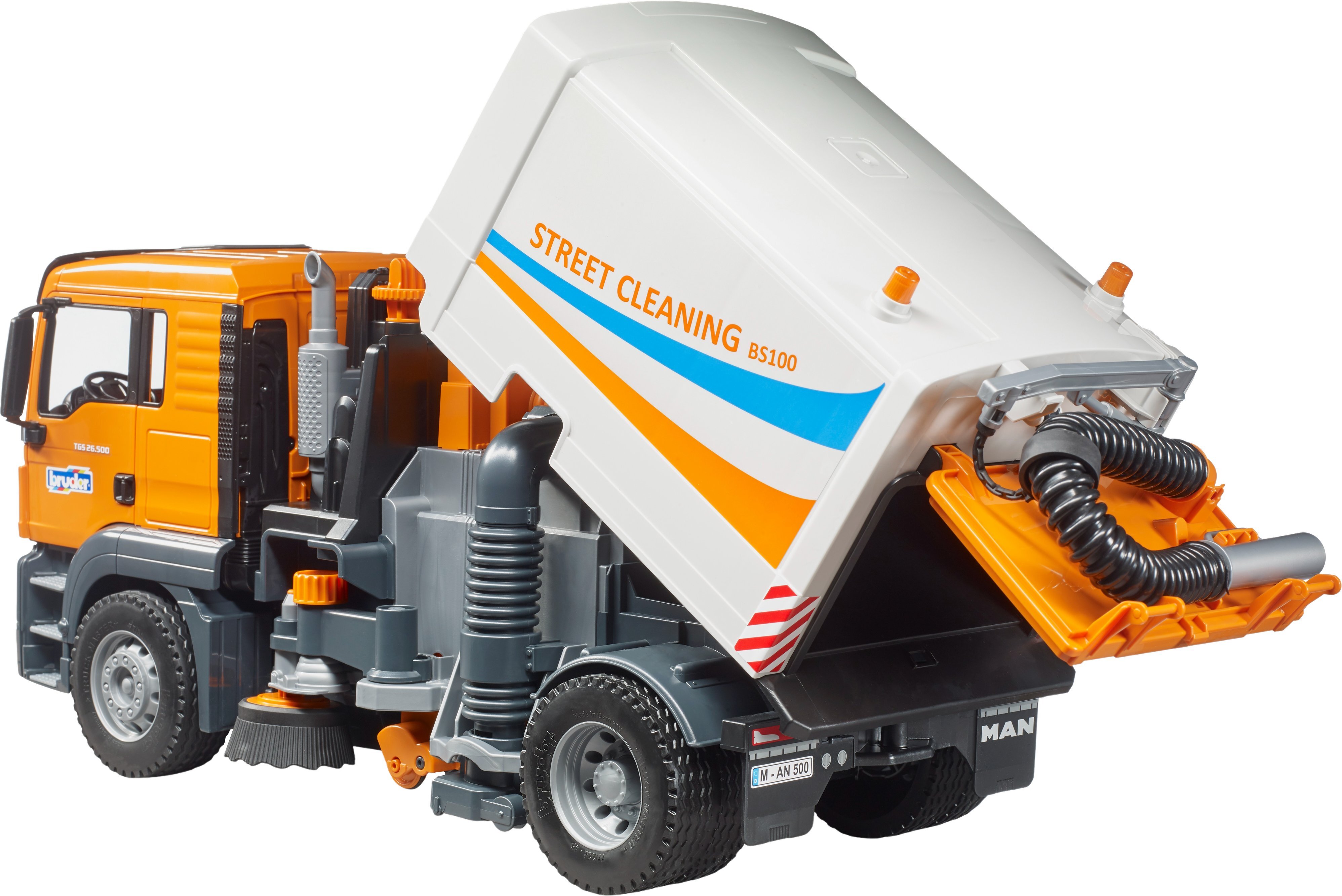 Дорожня прибиральна машина Bruder MAN TGS (3780)фото