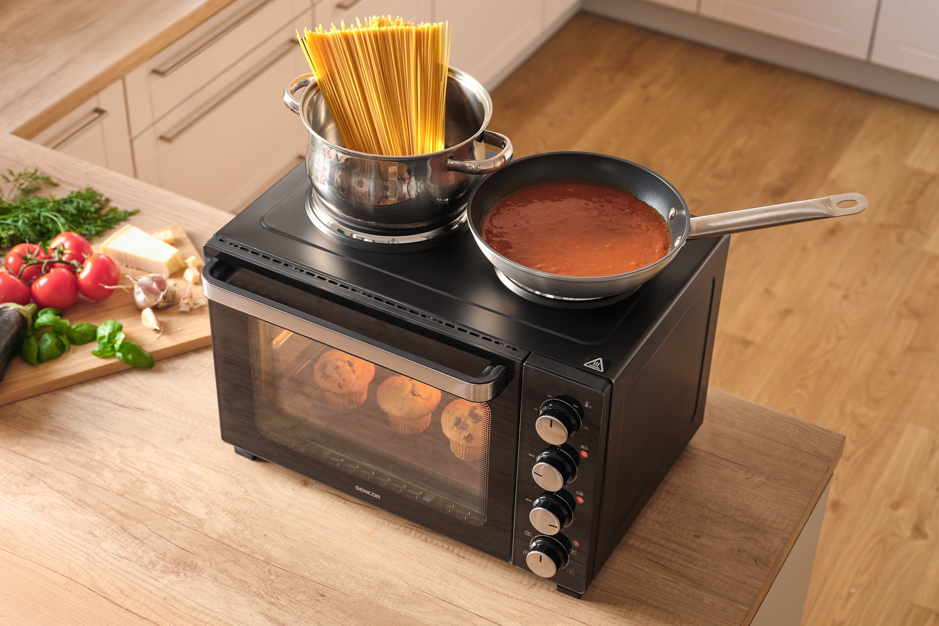 Електрична піч Sencor SEO3500BKфото