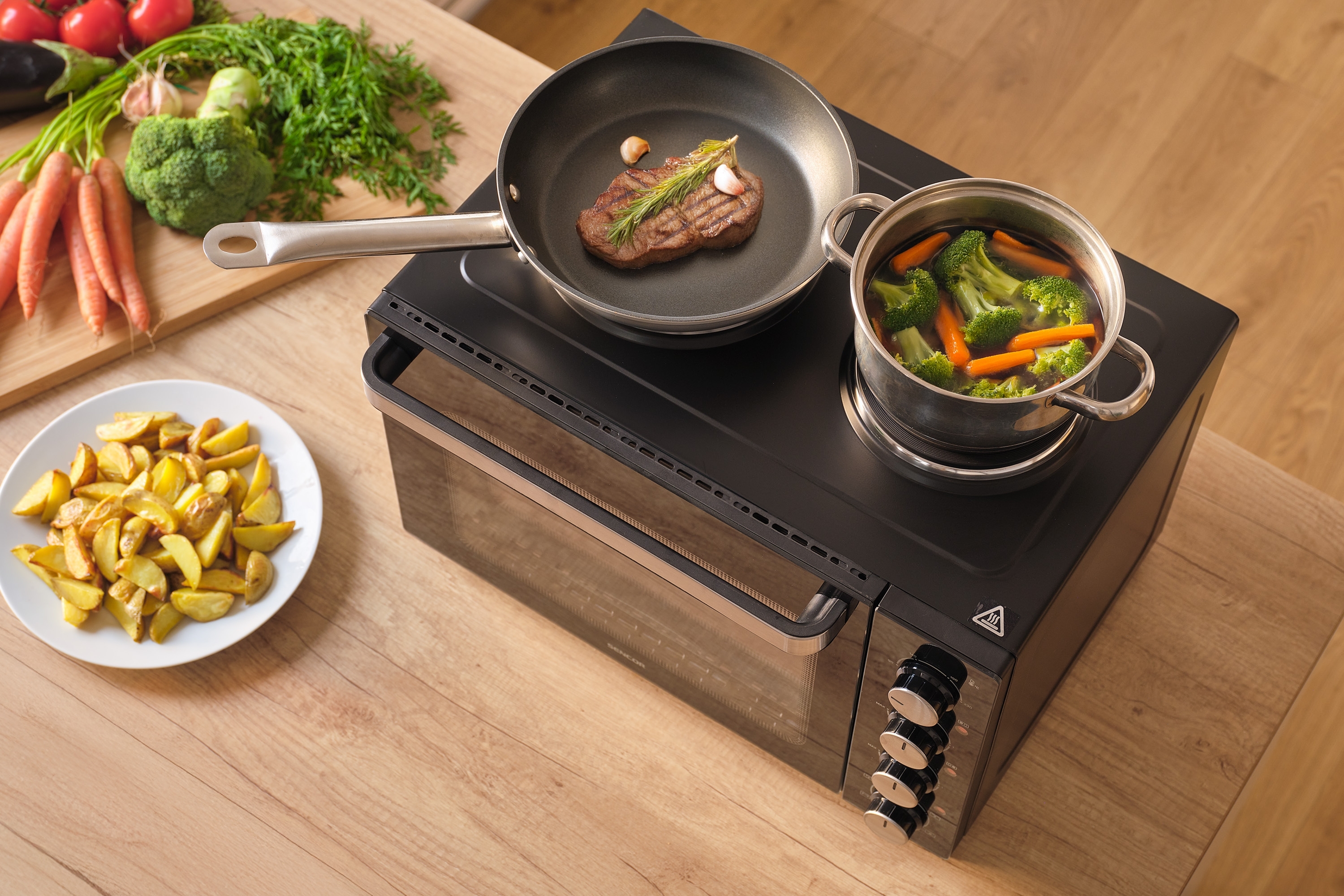 Електрична піч Sencor SEO3500BKфото