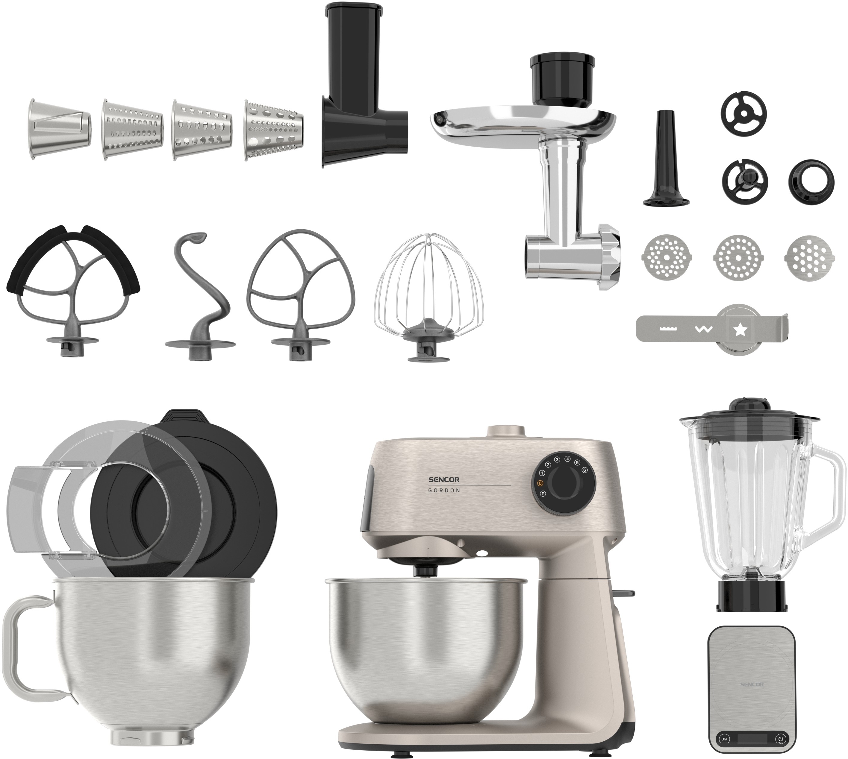Кухонная машина Sencor Gordon STM7651WS фото 2