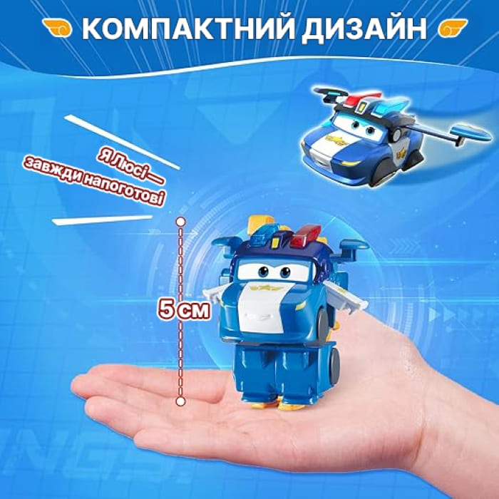 Ігрова фігурка-трансформер Super Wings Transform-a-Bots Люсі (Lucie), 5смфото