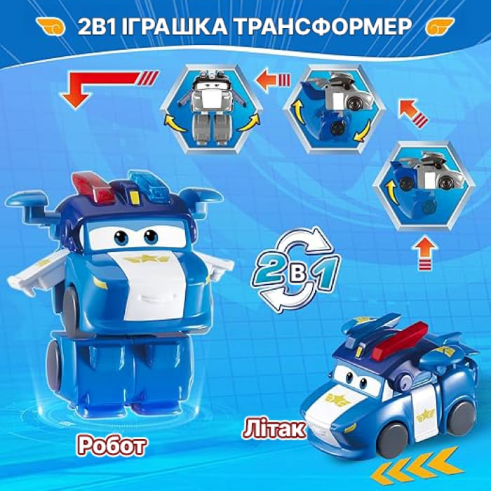 Ігрова фігурка-трансформер Super Wings Transform-a-Bots Люсі (Lucie), 5смфото