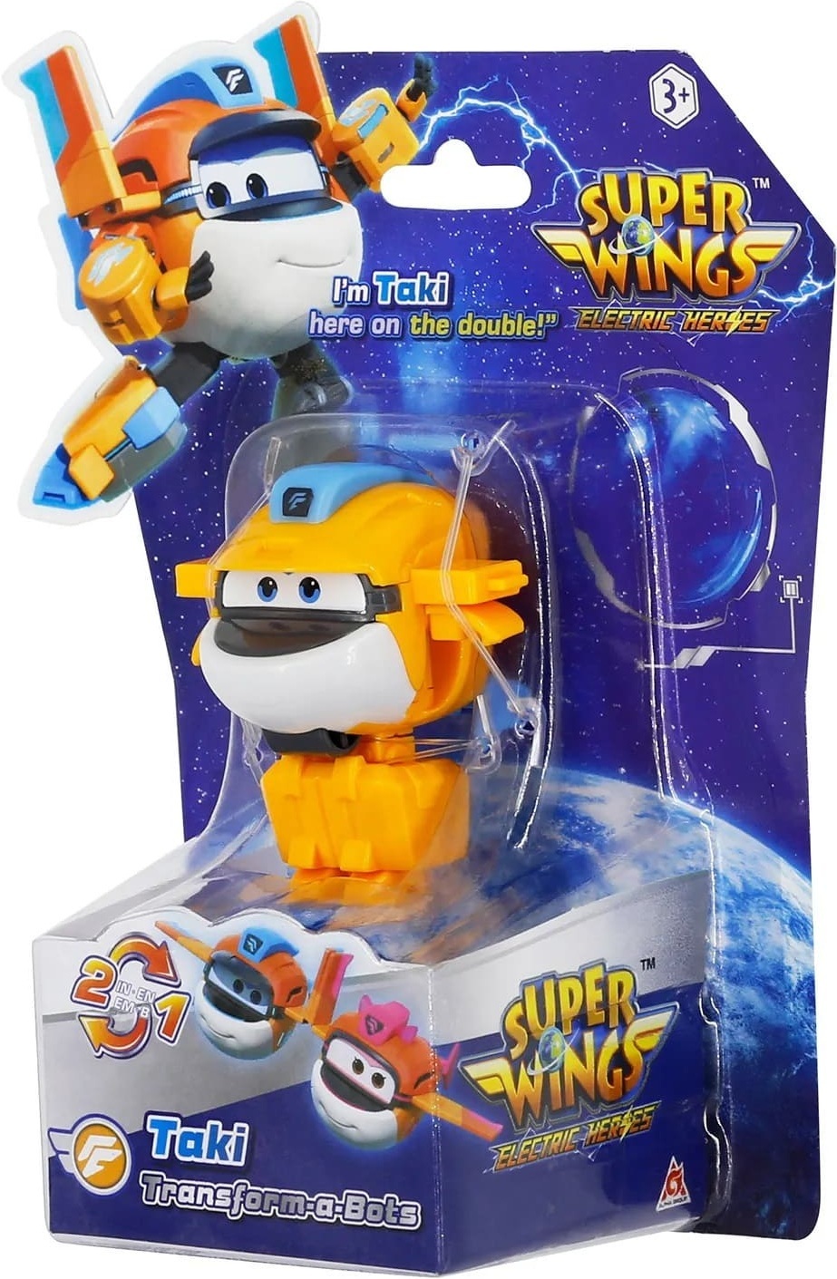 Ігрова фігурка-трансформер Super Wings Transform-a-Bots Такі (Taki), 5смфото