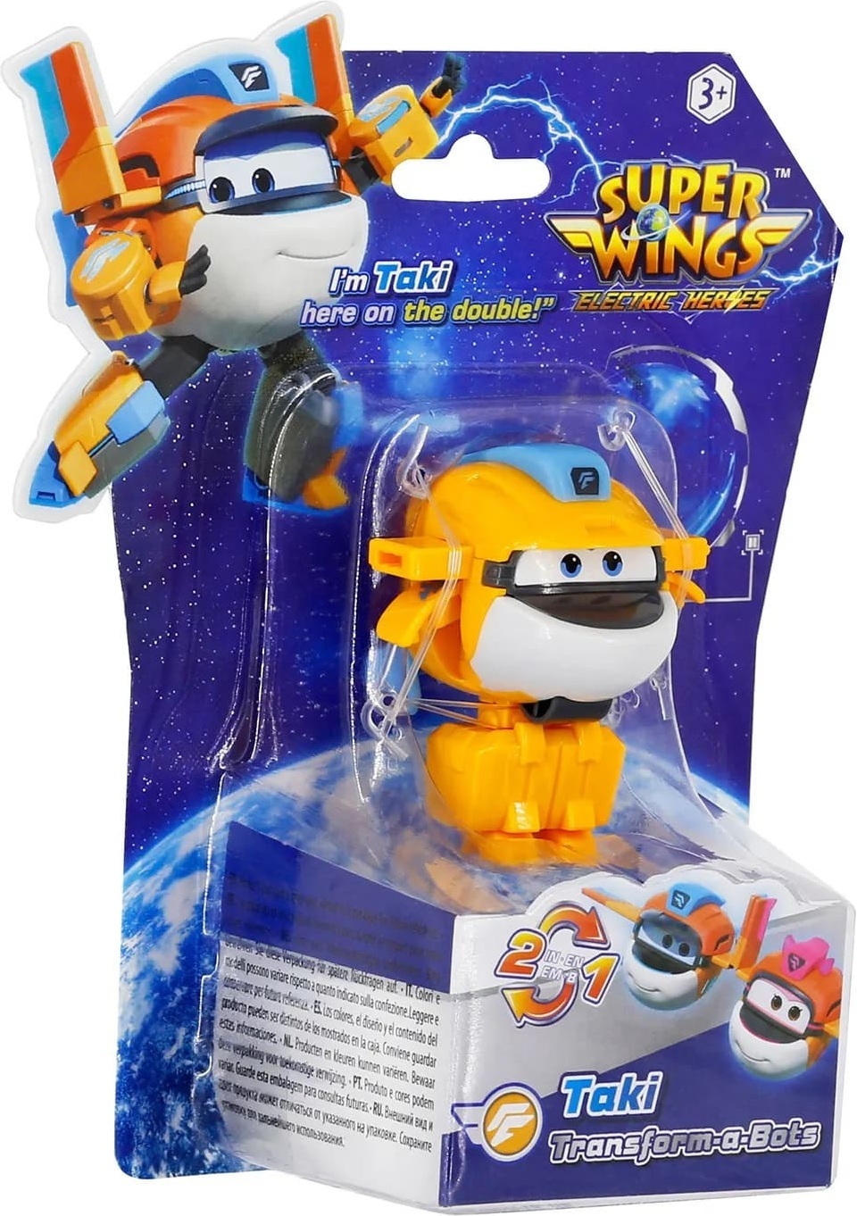 Ігрова фігурка-трансформер Super Wings Transform-a-Bots Такі (Taki), 5смфото