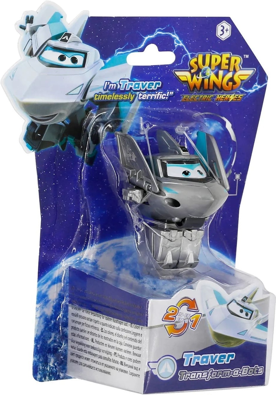 Ігрова фігурка-трансформер Super Wings Transform-a-Bots Травер (Traver), 5смфото