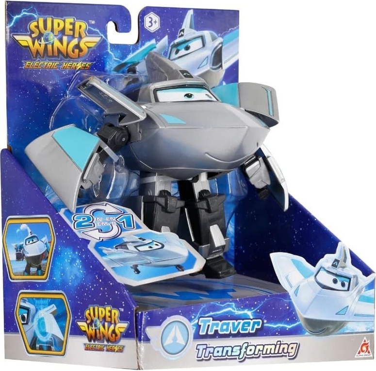 Ігрова фігурка-трансформер Super Wings Transforming Травер (Traver), 12.5смфото