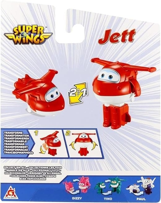 Ігрова фігурка-трансформер Super Wings Transforming Джетт (Jett), 10смфото