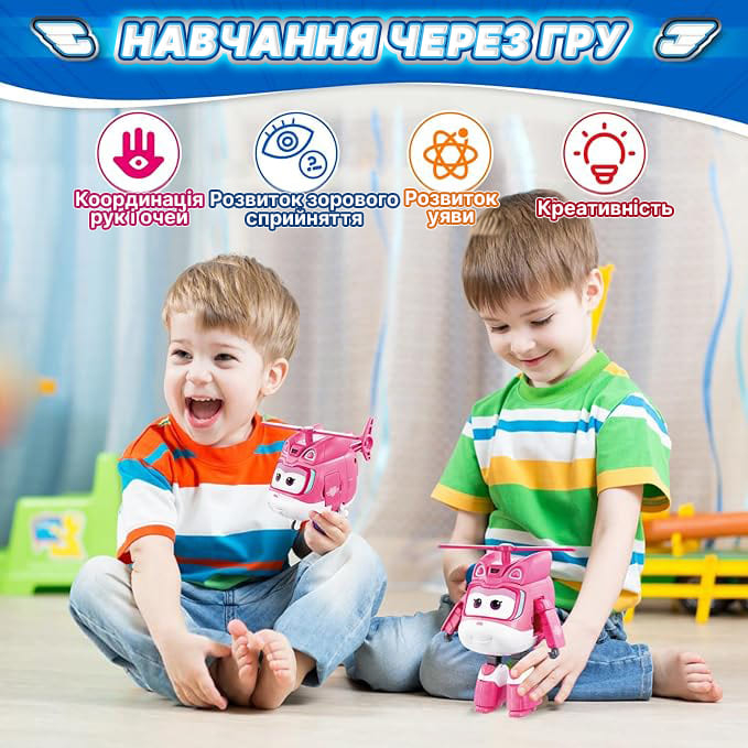 Ігрова фігурка-трансформер Super Wings Transforming Діззі (Dizzy), 12.5смфото