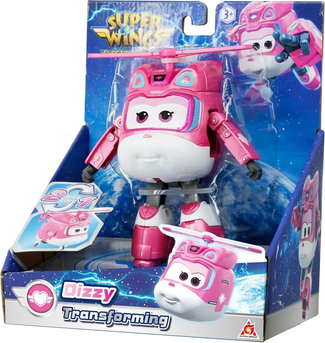 Ігрова фігурка-трансформер Super Wings Transforming Діззі (Dizzy), 12.5смфото