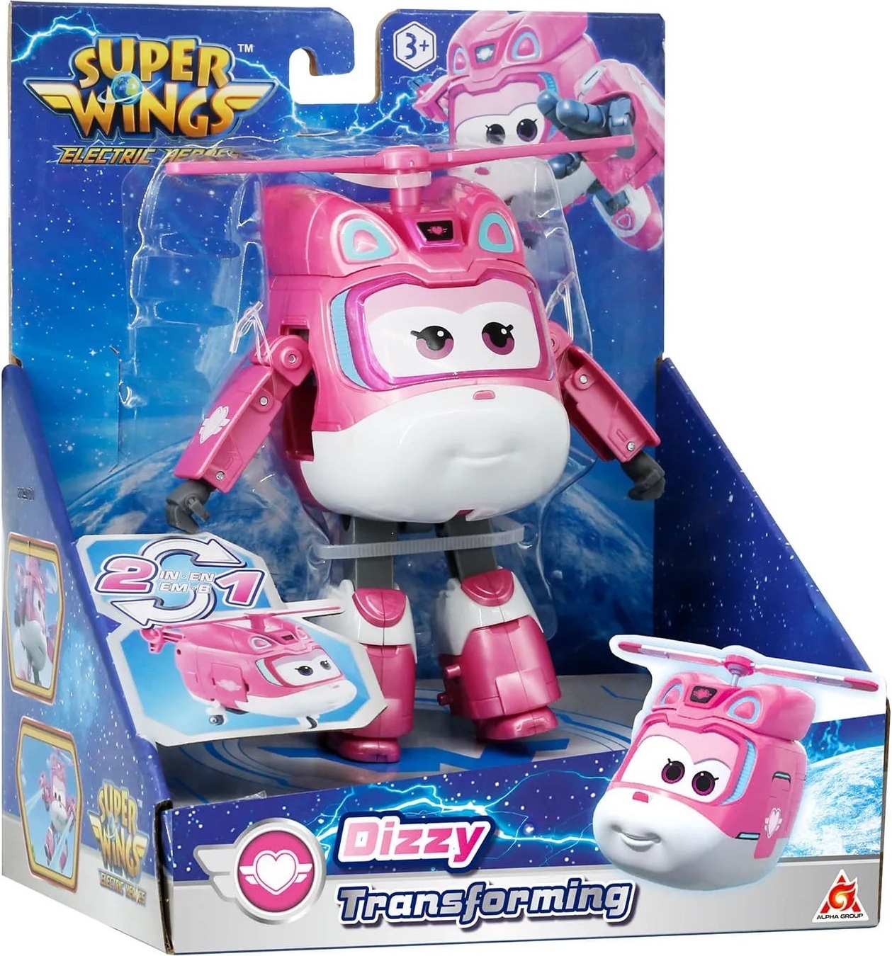 Ігрова фігурка-трансформер Super Wings Transforming Діззі (Dizzy), 12.5смфото