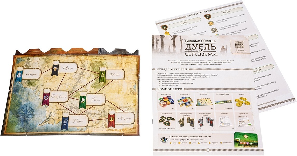 Настільна гра Володар Перснів. Дуель за Середзем'яфото6