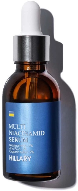 Мультисыворотка Hillary Multi Niacinamid serum с ниацинамидом и цинком 30 мл фото 3