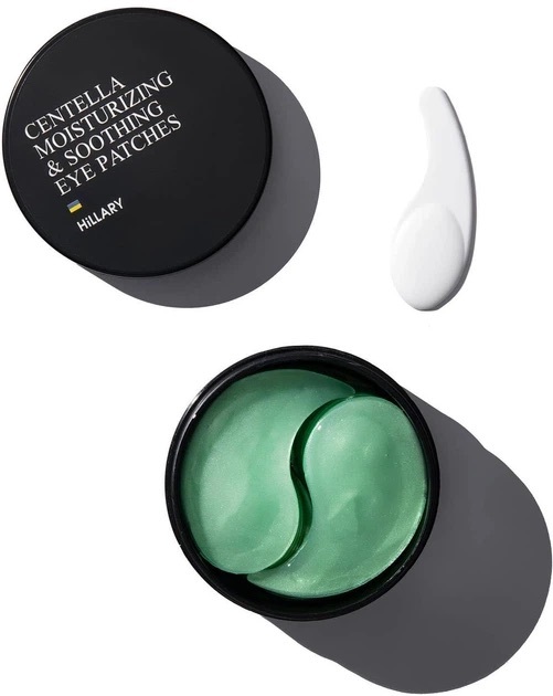 Успокаивающие патчи Hillary Сentella Moisturizing & Soothing Eye Patches с центеллой 60 шт фото 3