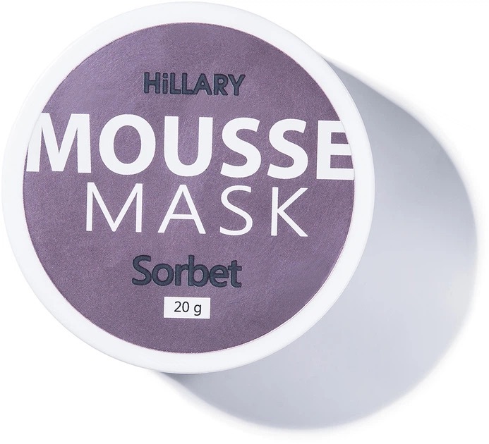 Мусс-маска для лица Hillary Mousse Mask Sorbet Смягчающая 20 г фото 3