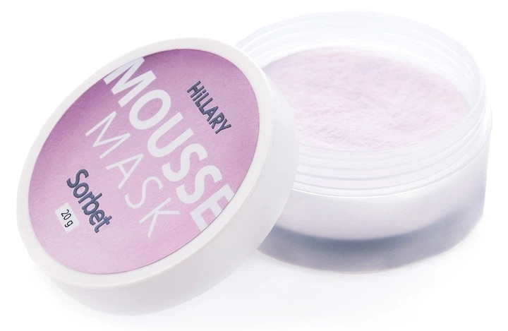 Мусс-маска для лица Hillary Mousse Mask Sorbet Смягчающая 20 г фото 2