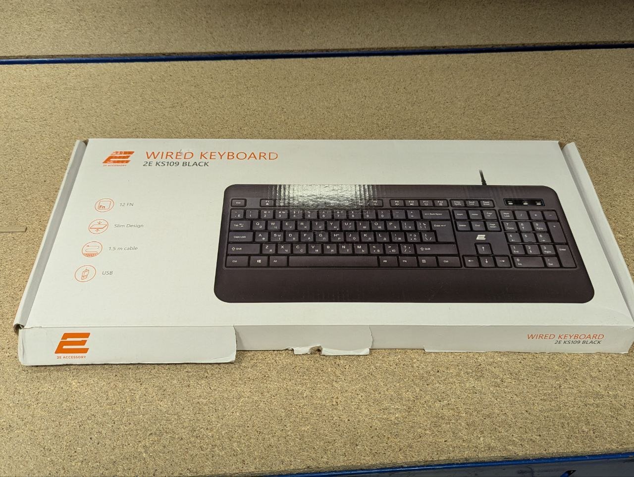 Клавіатура 2Е KS109 USB Black (2E-KS109UB)фото2