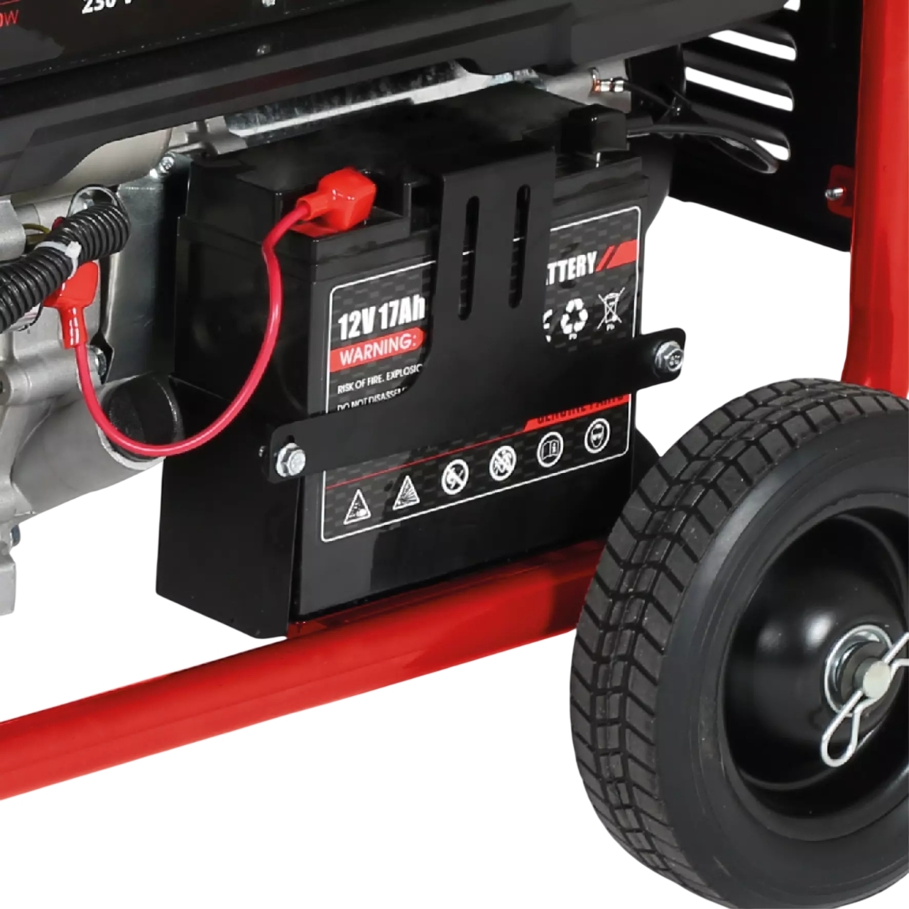 Бензиновый генератор трехфазный Einhell TC-PG 8000 230В/400В, 3.3/8.0кВт (4152640) фото 5