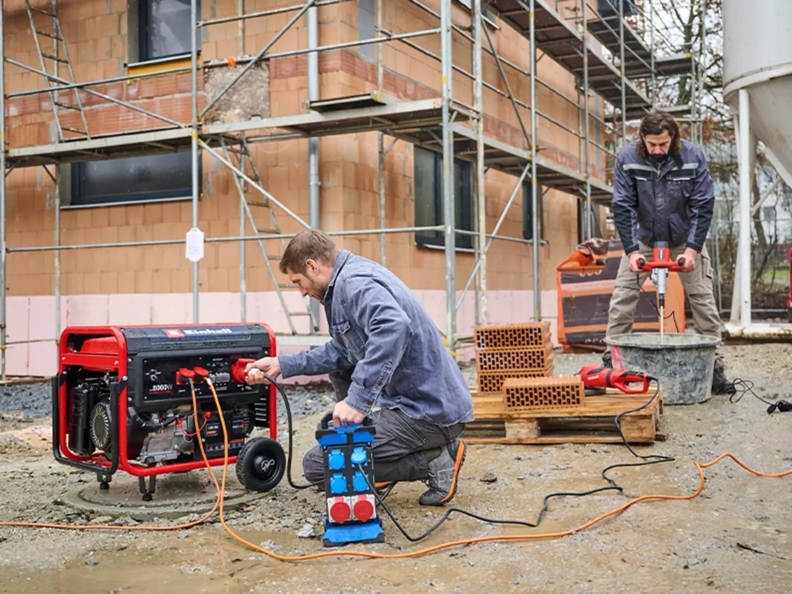 Бензиновый генератор трехфазный Einhell TC-PG 8000 230В/400В, 3.3/8.0кВт (4152640) фото 7