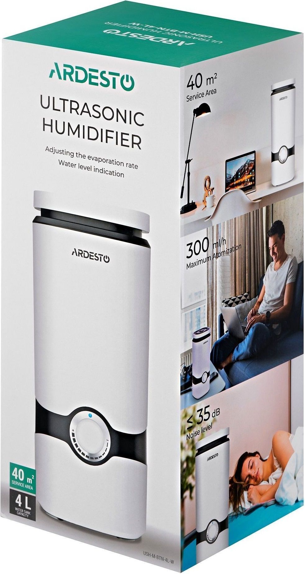 Комплект Бойлер ARDESTO NEU NTS 80 V 1.5K EU2 + Зволожувач повітря ARDESTO USH-M-BTN-4L-Wфото18