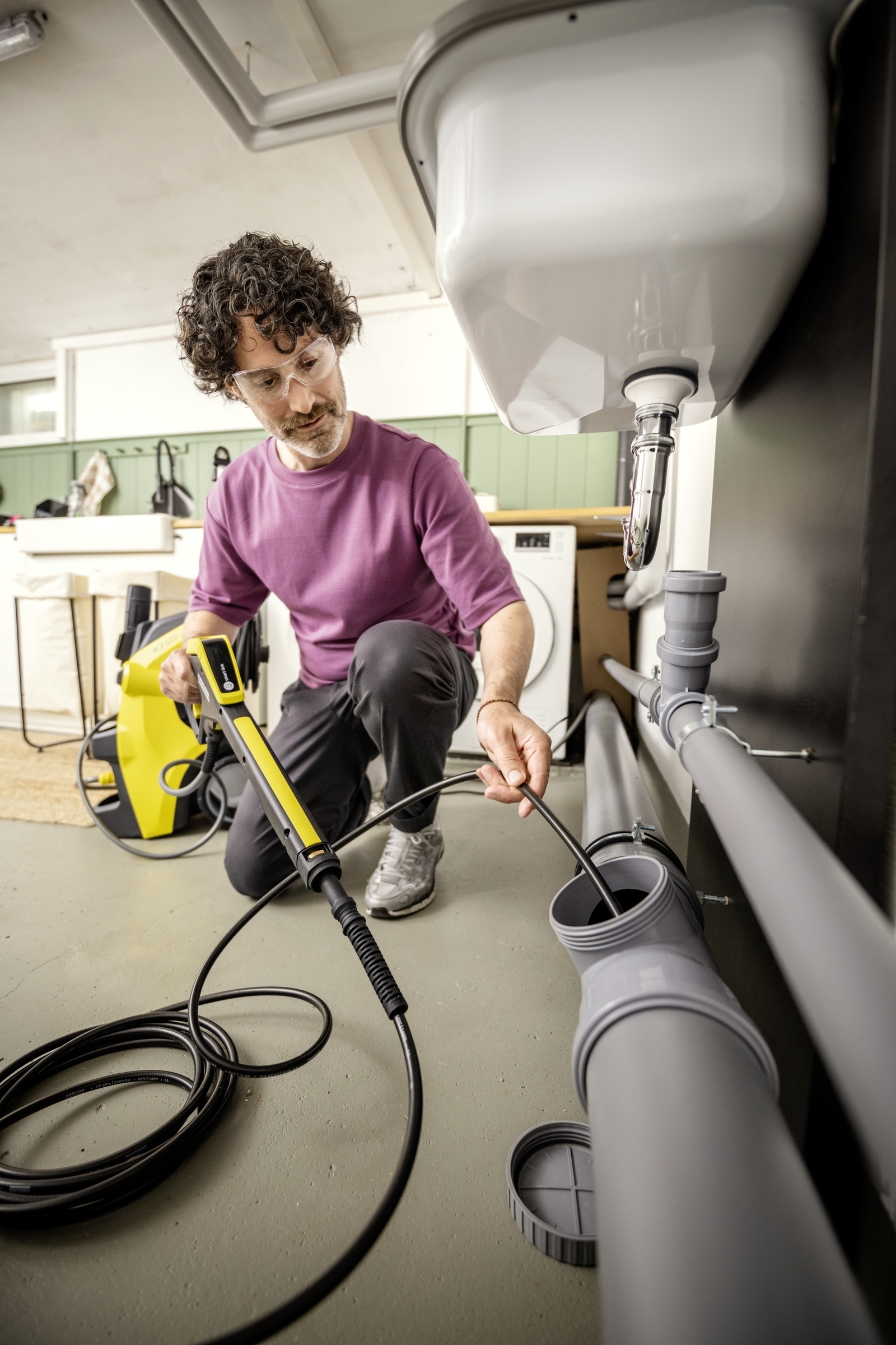 Комплект для прочистки труб Karcher 15м (2.644-492.0) фото 