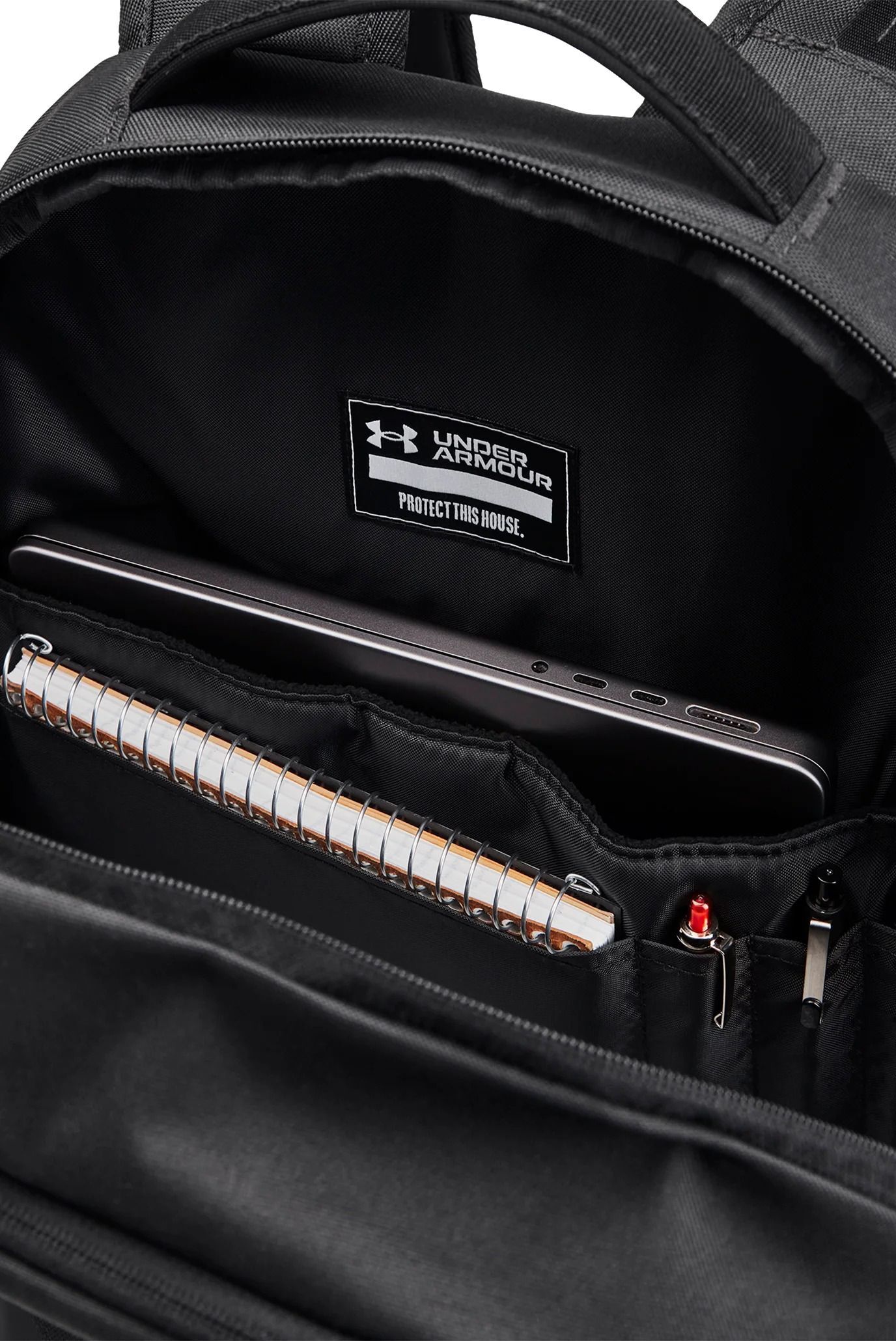 Рюкзак Under Armour Hustle 6.0 Pro BP 1384671-001 черный фото 4