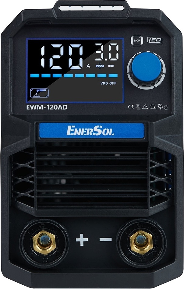 Сварочный аппарат инверторный EnerSol EWM-120AD 20-120А 5.1кВт (EWM-120AD) фото 