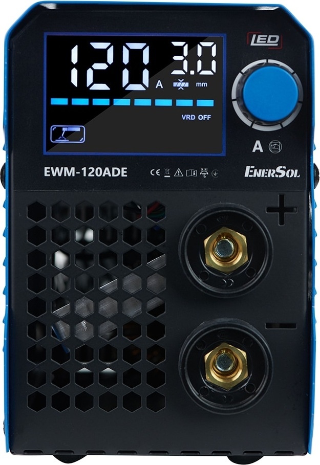 Сварочный аппарат инверторный EnerSol EWM-120ADE 20-120А 5.1кВт (EWM-120ADE) фото 