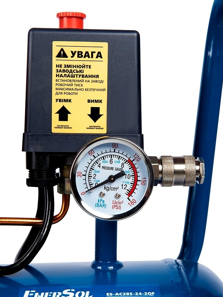 Компресор повітряний EnerSol ES-AC285-24-2OF (ES-AC285-24-2OF)фото