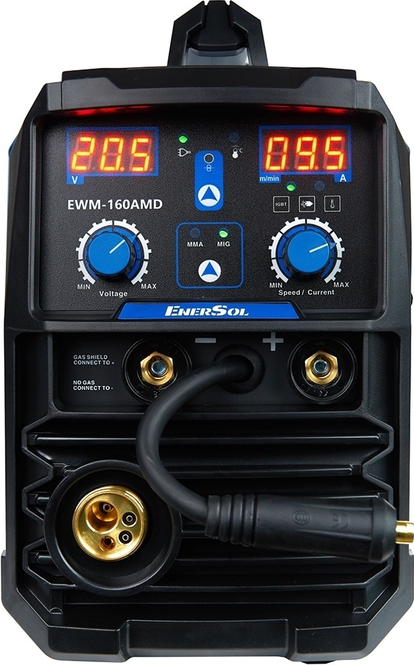 Зварювальний інверторний напівавтомат EnerSol EWM-160AMD 7.2 кВт (EWM-160AMD)фото