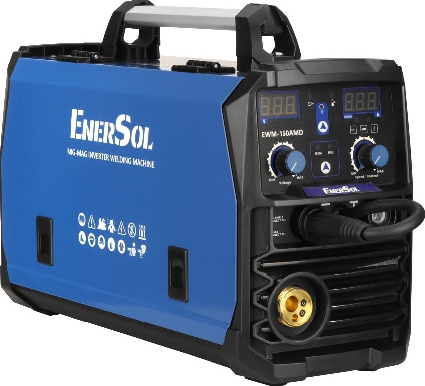 Зварювальний інверторний напівавтомат EnerSol EWM-160AMD 7.2 кВт (EWM-160AMD)фото