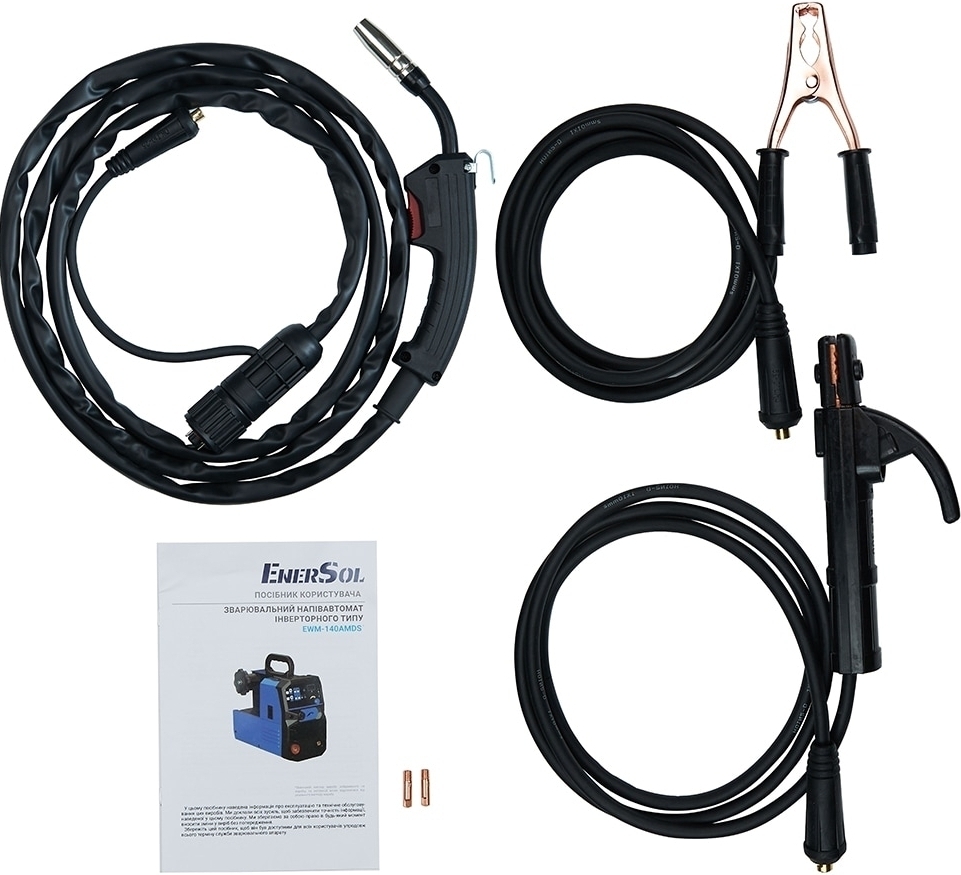 Зварювальний інверторний напівавтомат EnerSol EWM-140AMDS 6.1 кВт (EWM-140AMDS)фото