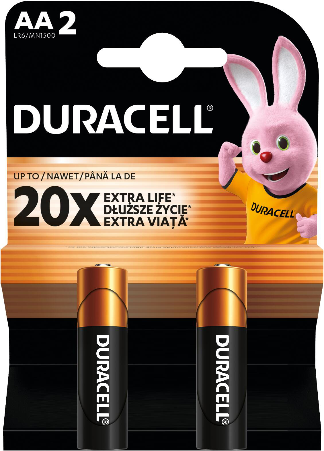 Батарейки лужні Duracell Basic AA 2шт (5000394076921)фото2