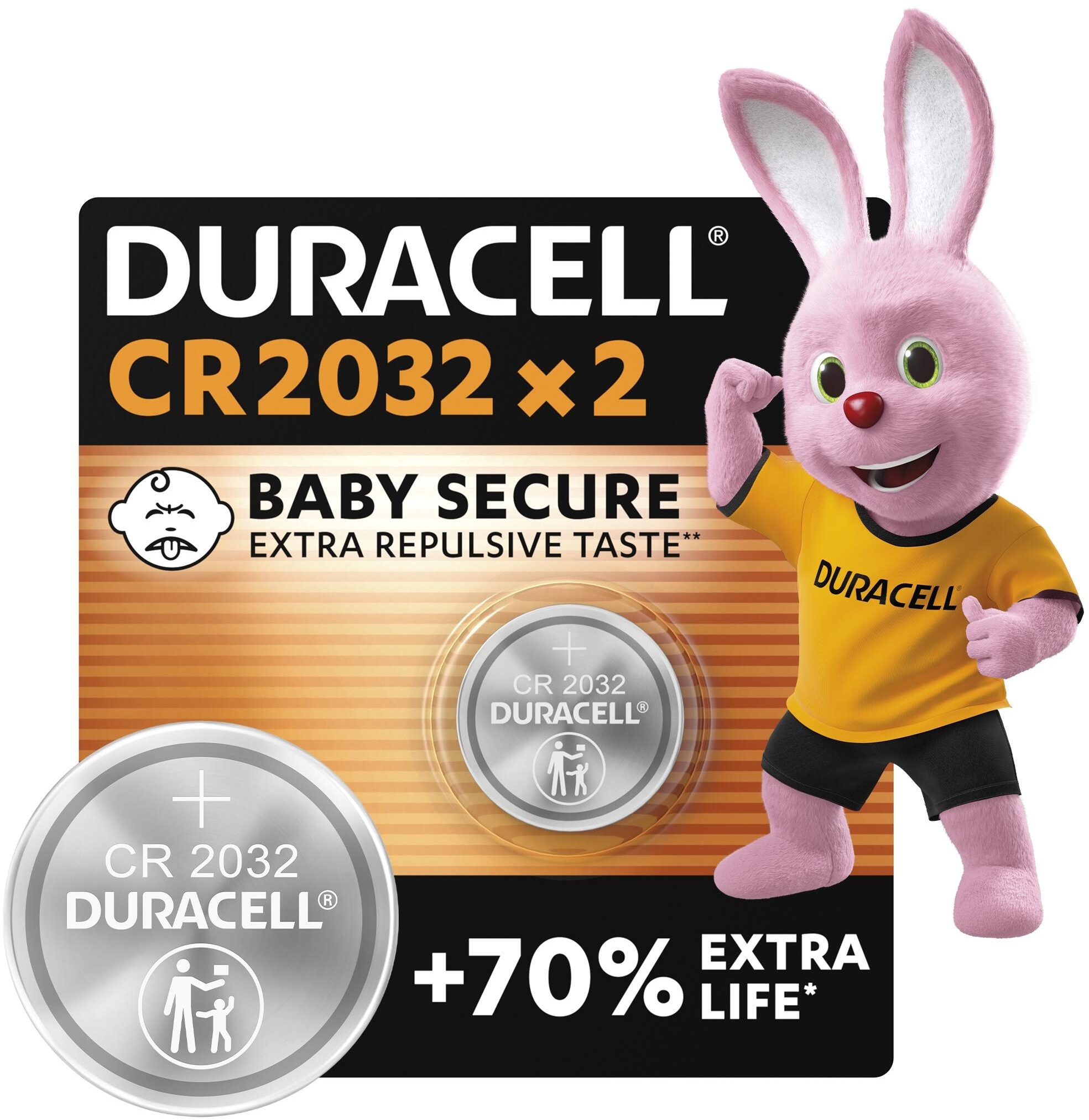 Батарейки Duracell Lithium 2032 3V (DL2032/CR2032) 2 шт (5000394054967) фото 