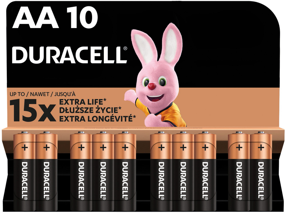 Батарейки Duracell Basic AA 10 шт (5000394152496) фото 2